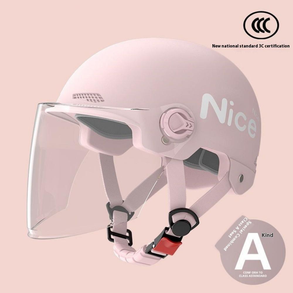 Electric Motorcycle Helmet Men's and Women's Battery Car Riding Sun Protection Summer Four Seasons Universal Helmet