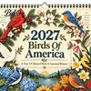 Home Office Supplies 2027 Bird Wall Calendar, Beautiful Birds & Nature Monthly Planner Record Important Dates with Coil Binding, Thick Art Paper