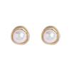 Elegant French Retro Pearl Ear Cuffs: Versatile, High-End Hong Kong Style Stud Earrings for Women.