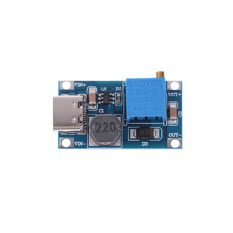 5Pcs Boost Module Mt3608 Type C Step Up Converter Dc-Dc 2A Boost Regulator Voltage Converter Board Type C Power Supply Module