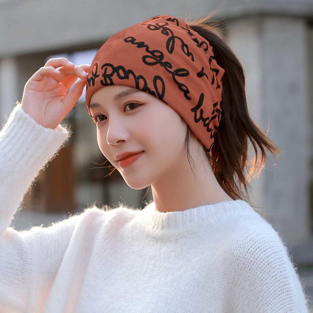 Women's Warm -use Pullover Sports Hat Casual Ear Cap