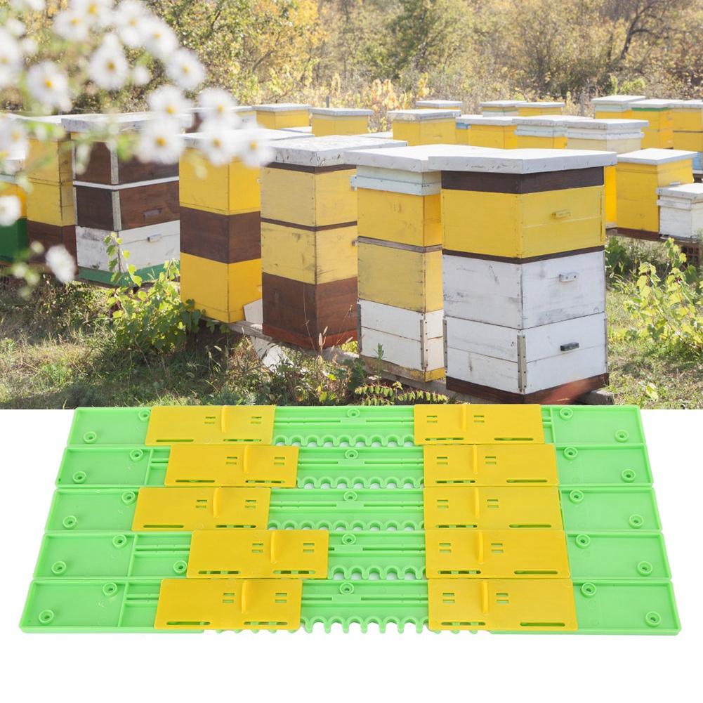 5er Set Kunststoff Bienenstocktür Ausbruchsicherer Eingangstor Wächter Imkerei Zubehör 45cm