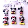 Mickey & Minnie Cartoon Resin DIY Accessories: Hair Clip, Side Clip, Cup Holder, Crocs Decor