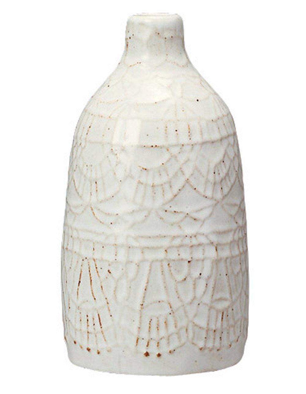 

Nishikai Pottery Hasami Ware Vase 46267 Single Flower Vase Doily (S) (S) 6×11.5cm