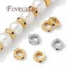 18K Gold Plated Beads For Jewelry Making,Loose Spacer Beads For Bracelets Accessories,,Bead Separators DIY Necklace Findings
