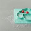 Baby Dinner Plate Divided Grids Cartoon Animal Shaped Prevent Slip Silicone Eating Plates for Children