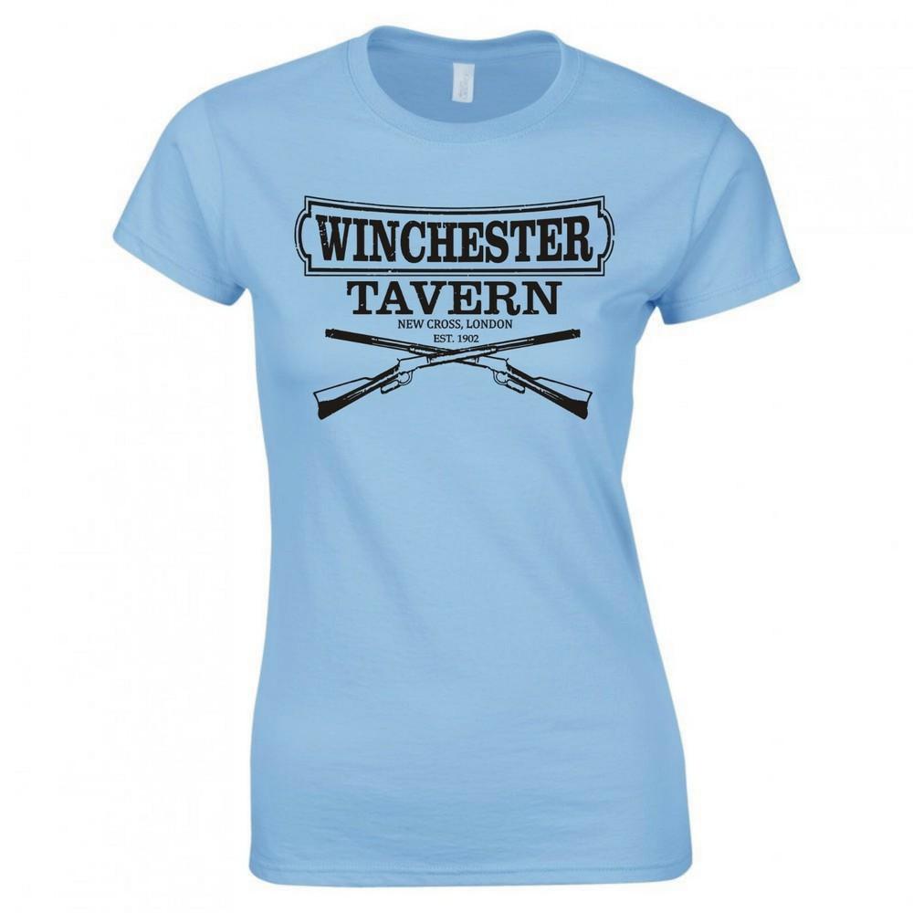 Inspired By Shaun Of The Dead Winchester Tavern Ladies Skinny Fit TShirt S