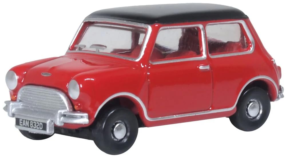 

OXFORD Austin Mini Cooper Red Mini Austin Cooper Oxford Diecast Car 1/76