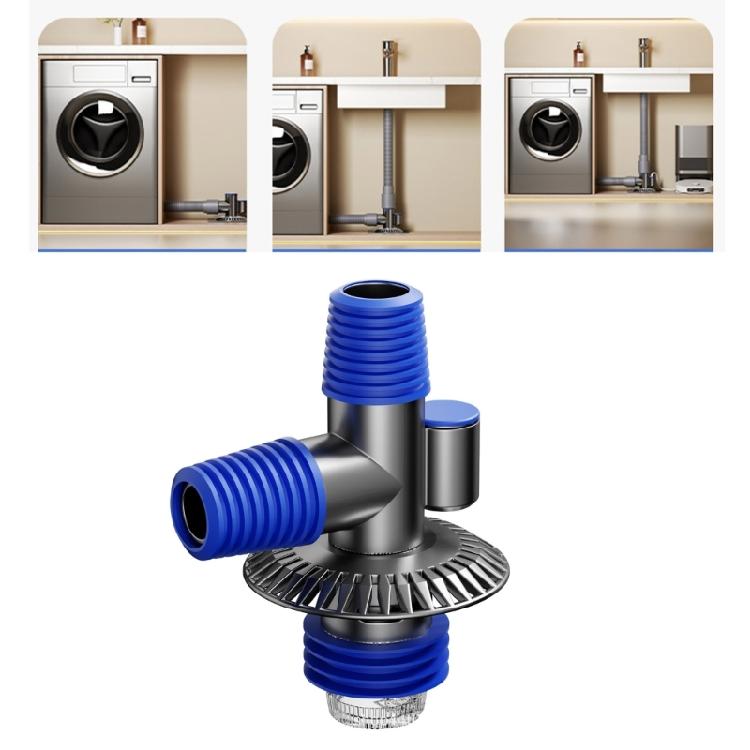 Washing Machine Drain Hose Connector Laundry Machine Floor Drain Adapter Antioverflow Deodorant Joint Enduring