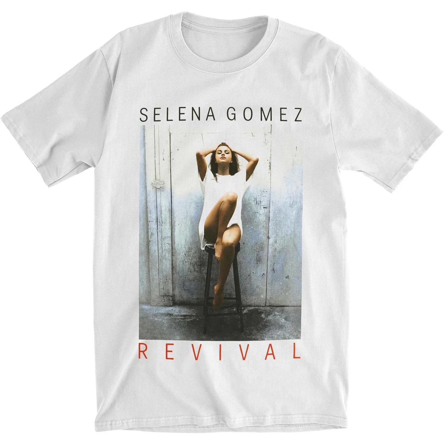 Men s Selena Gomez Bar Stool T-Shirt 2016 Rivial Tour Slim Fit T-shirt Medium M