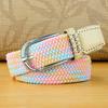 WTEMPO 1PC Bohemian Style Elegant Retro Casual Belts Color Matching Woven Belts Suitable for Summer Beach Ideal for Matching with Dresses and Skirts