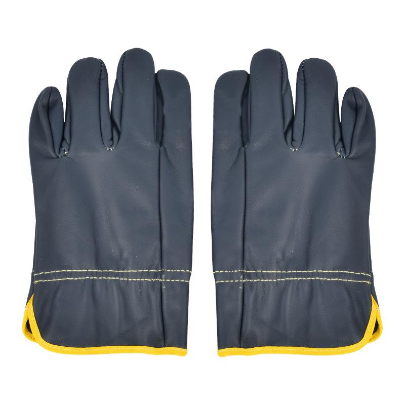 Heat-Resistant Cowhide Leather Welding Gloves - Soft, Wear-Resistant Protection for High-Temperature Handling