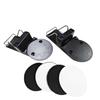 1 Set Morsetto Multifunzione in Acciaio Morsetto in Plastica Morsetto per Auricolare Bluetooth da Casco Morsetto di Fissaggio per Auricolare da Casco per Moto Bicicletta Elettrica