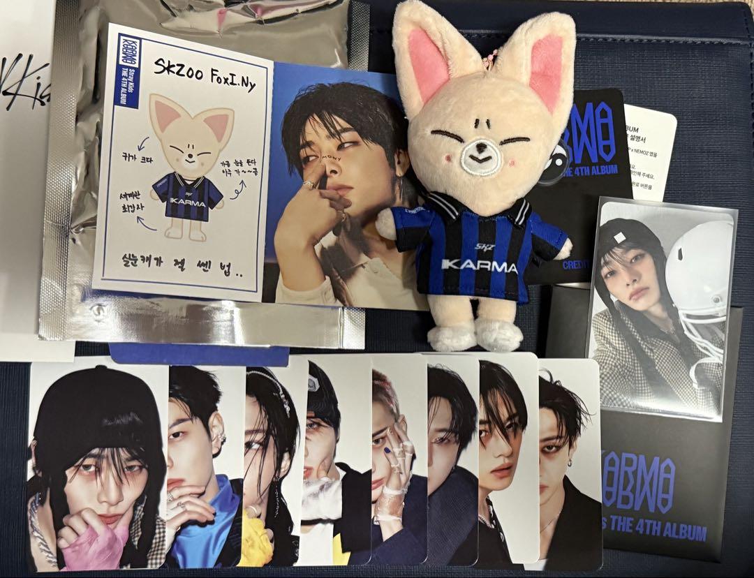 

[Б/У] KARMA skzoo Плюшевый брелок Foxxy Ien