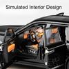 1:20 Rolls Royce Cullinan RV Car Model Toy Alloy Diecast Doors Opened Pull Back Shock Absorption Models Collection Gift for Boy