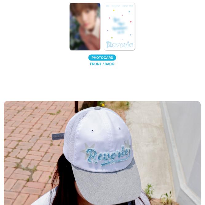 2025 BAEKHYUN Welttournee Reverie Trucker Cap