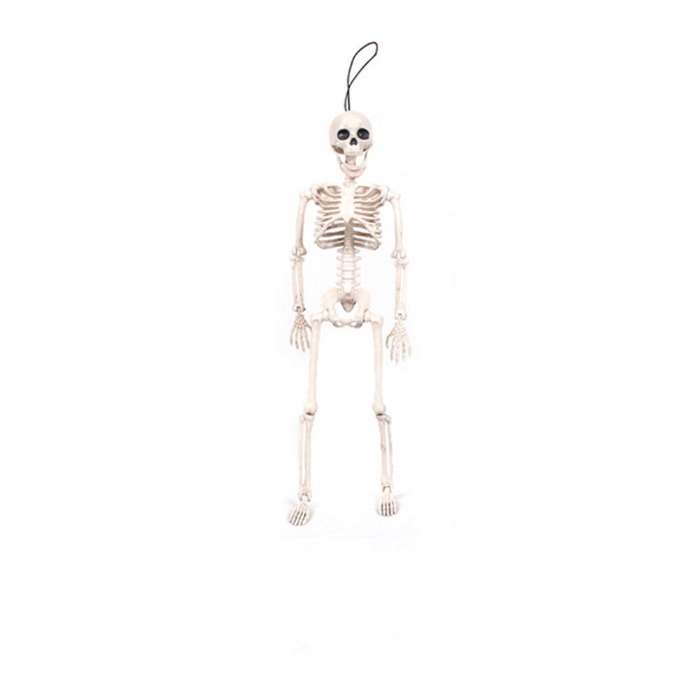 

Halloween Simulate Skeleton Human Bones Skull Figurine for Haunted House Decoration Prop As shown