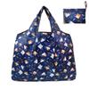 Nylon faltbare recycelbare Einkaufstasche umweltfreundliche wiederverwendbare Einkaufstasche für Damen, Tasche für Obst Gemüse Lebensmittel, mit Blumenmuster