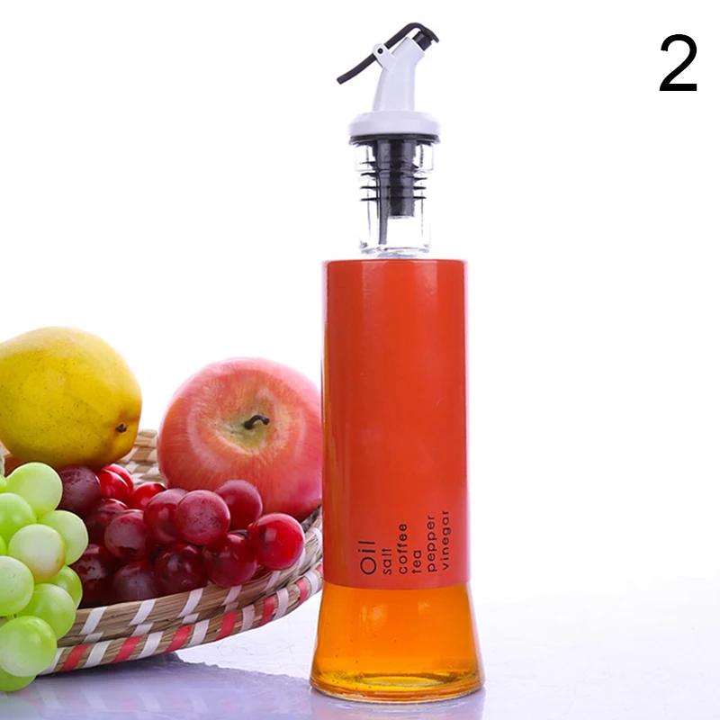 Sauce Dispenser Seasoning Bottle 300ml Glass Vinegar Bar Oil Bottle Storage Kitchen Tools Cooking Wine Container Oil Dispenser