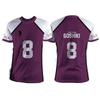 Haikyuu Shiratorizawa Lila Anime Cosplay Trikot T-Shirt Unisex Sommer Kurz