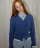 Baitalssain Cable Lace Knit Pullover (Blue)