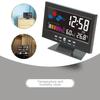 Sveglia con stazione meteorologica interna con retroilluminazione a LED Sveglia con stazione meteorologica con retroilluminazione LCD digitale multifunzione per interni con retroilluminazione