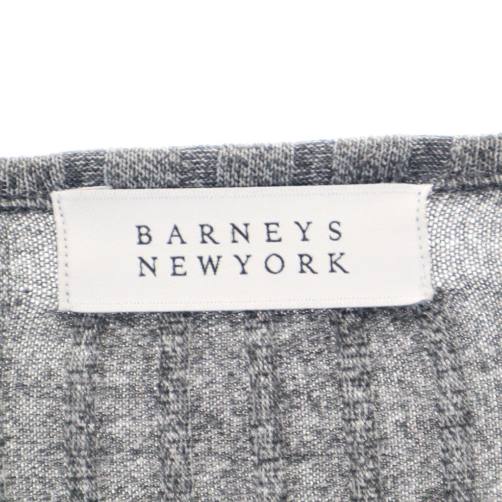 BARNEYS NEWYORK Long sleeve long knit cardigan gray Women Used