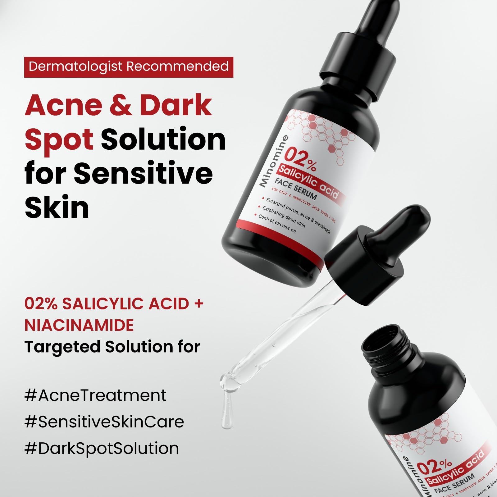 Minomine`s 2% Salicylic Acid Anti-Acne Face
