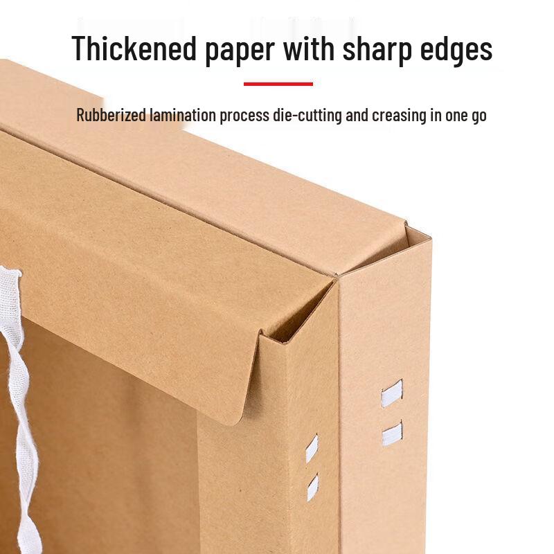 Kraft Paper A4 File Boxes (20-Pack)