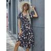 Summer Floral Print Short-sleeved Dress
