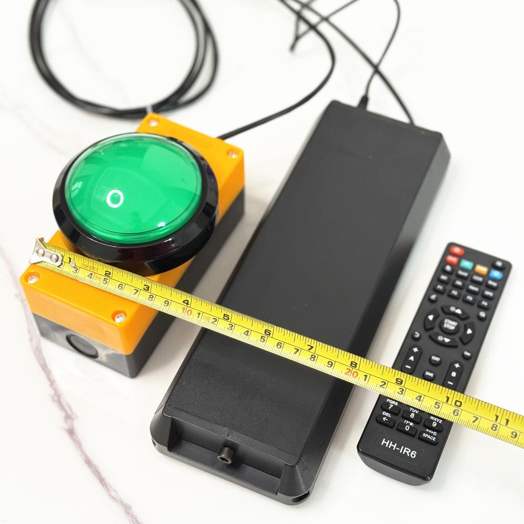 1.5-inch 29cm Button Stopwatch Sports Timer, With Buzzer Led Countdown Clock Button Game School Intelligence Sompetition Timer