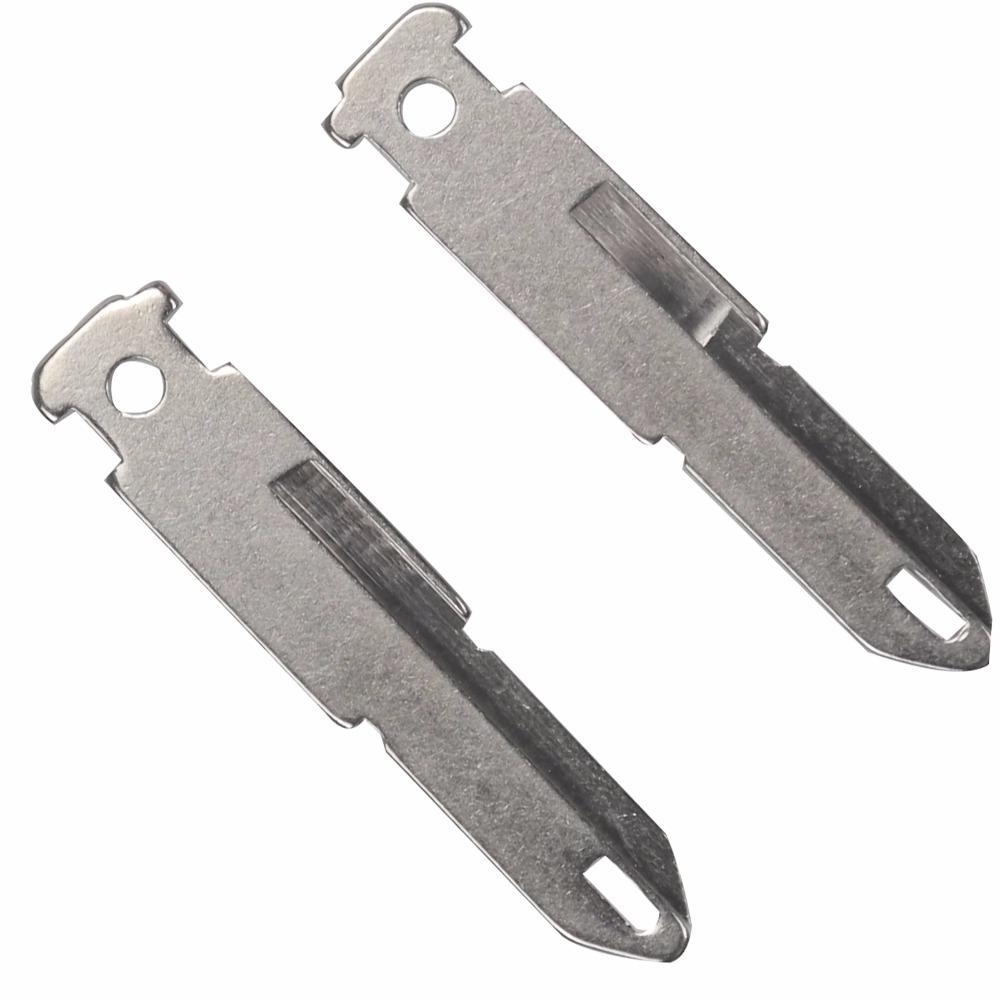 Jingyuqin 10ps/lot Car Remote Key Blade For Renault Duster Logan Fluence Clio For Peugeot 206 306 406 106