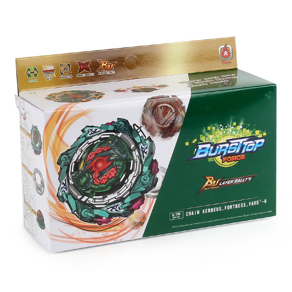 B198 Signature King Green Hero Alloy Battle Gyro Fire Brand Burst Toy 1762g Set