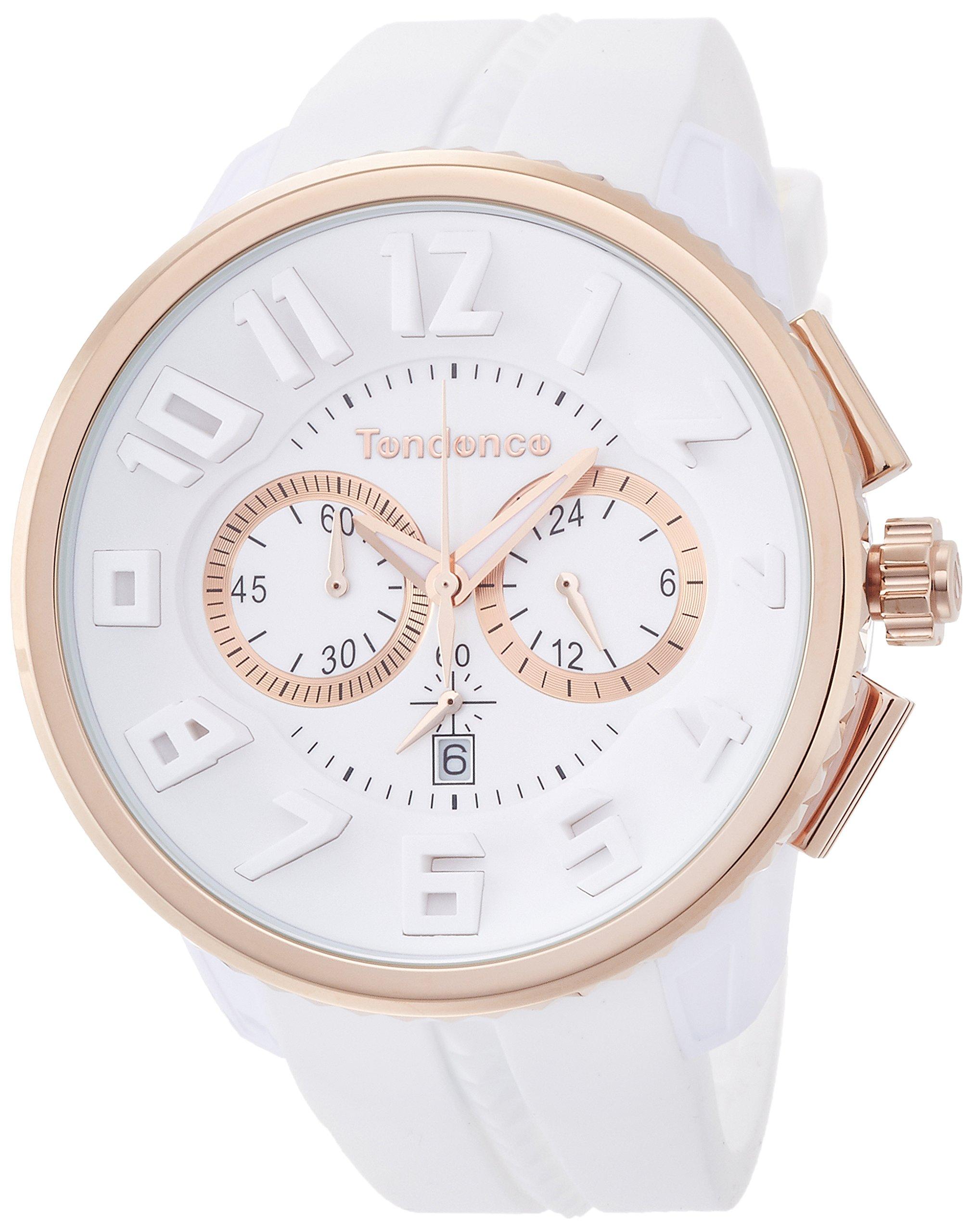 

Годинник Gulliver Round Chronograph Gulliver Round Chronograph, білий циферблат, нержавіюча сталь, мінеральне скло, кварц, 51 мм. Годинник TG046014 [Tendence] [Елемент]