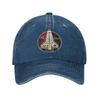 Fashion CCCP Yuri Gagarin Space Baseball Caps Unisex Distressed Washed Headwear Shuttle Emblem Golf Unstructured Soft Caps Hat
