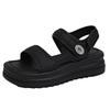 Platform sandals female pregnant women wear soft-soled non-slip summer new models with skirts fashionable beach cool slippers