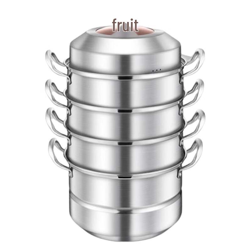 Sule 304 Rustfritt Stål 5-Etasjes Kommersiell Dampkoker, 32 cm