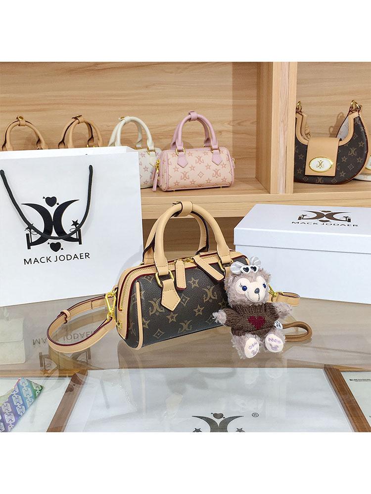 Vintage Kwiatowa Mini Torebka Crossbody Boston w Kształcie Poduszki - Nowy Damski Design High-End 2025