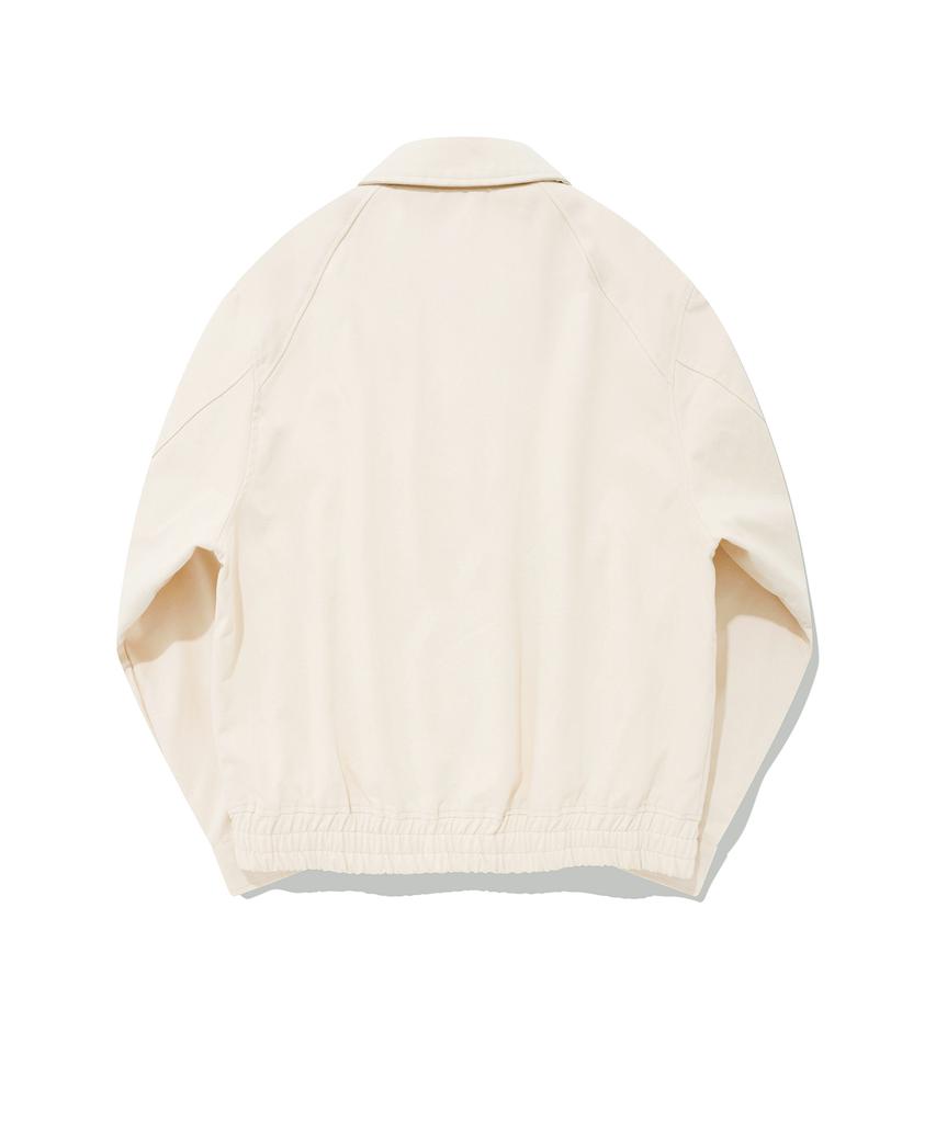 Fallett Cotton Curved Blouson Light Beige
