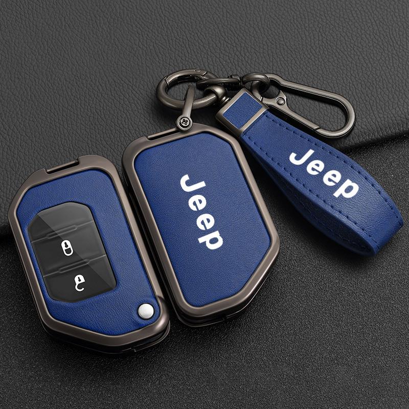 Car Remote Key Case Cover Protector Shell For Jeep Gladiator JT Sahara JLU Wrangler JL Rubicon 2018 2019 2 3 4 Button Flip Key