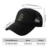 Assorted Themed Stickers Collection Mesh Baseball Cap