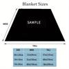 Custom Ice Hockey Fleece Blanket Personalized Name Sports Throw All Season Soft Warm Bedding for Kids Adults Home Decor Gift