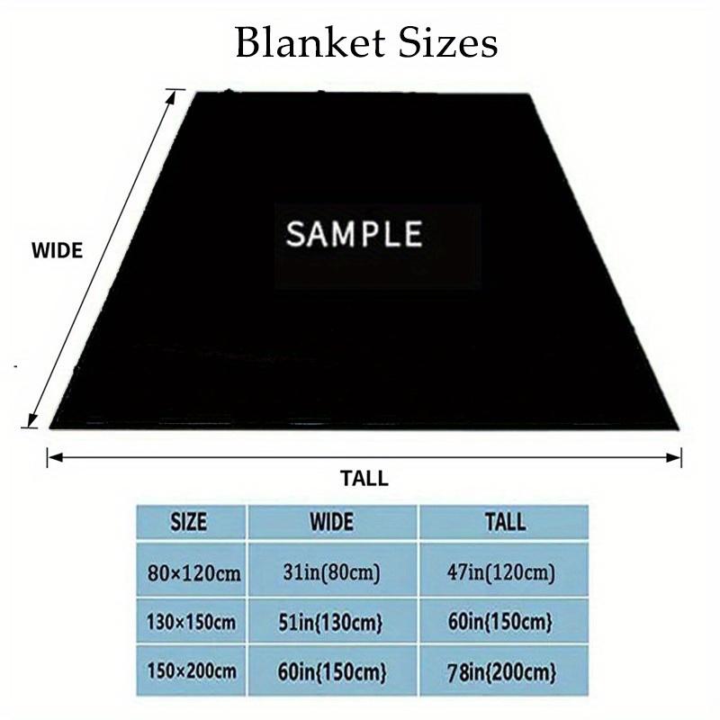 Custom Ice Hockey Fleece Blanket Personalized Name Sports Throw All Season Soft Warm Bedding for Kids Adults Home Decor Gift