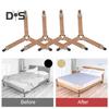 4Pcs Triangle Bed Sheet Straps Adjustable Design Simple Installation Non Slip Fitted Sheet Straps Bed Sheet Clips