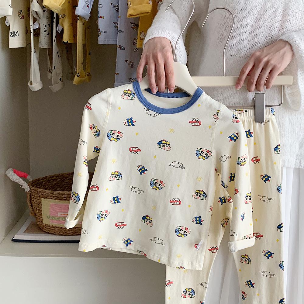 Kinoakiu Kinder Pyjama-Set im koreanischen Stil - Warm, Niedlich, Unisex Schlafbekleidungs-Accessoires