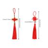 2pcs Chinese Knot Festive Fortune Silk Tassel Fringe Pendant For Spring Festival Home Decoration New Year's Gifts Accessories