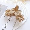 Korean Fashion Gradient 12cm Flower Hair Clip For Women Sweet Hairpins Hair Claws Crab Clamp Barrettes Hawaiian Hair Accessories