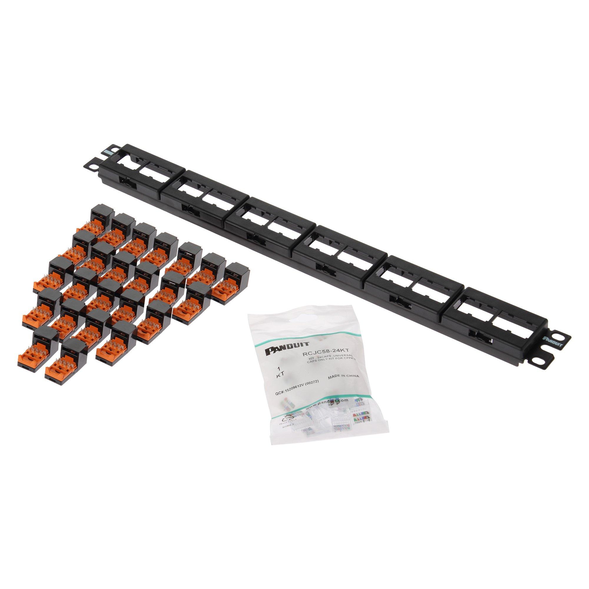 

Panduit Cat5e Modular Patch Panel Kit 24 Port CPPK24BLY