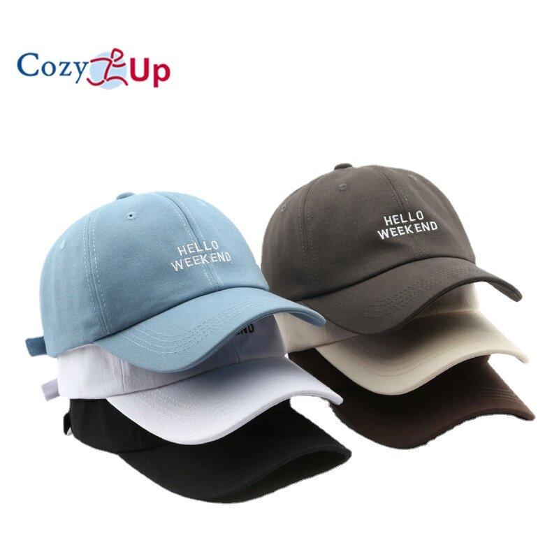 

Cozy Up Мода Бейсболка Буква Вышивка Открытый Путешествия Солнцезащитный козырек