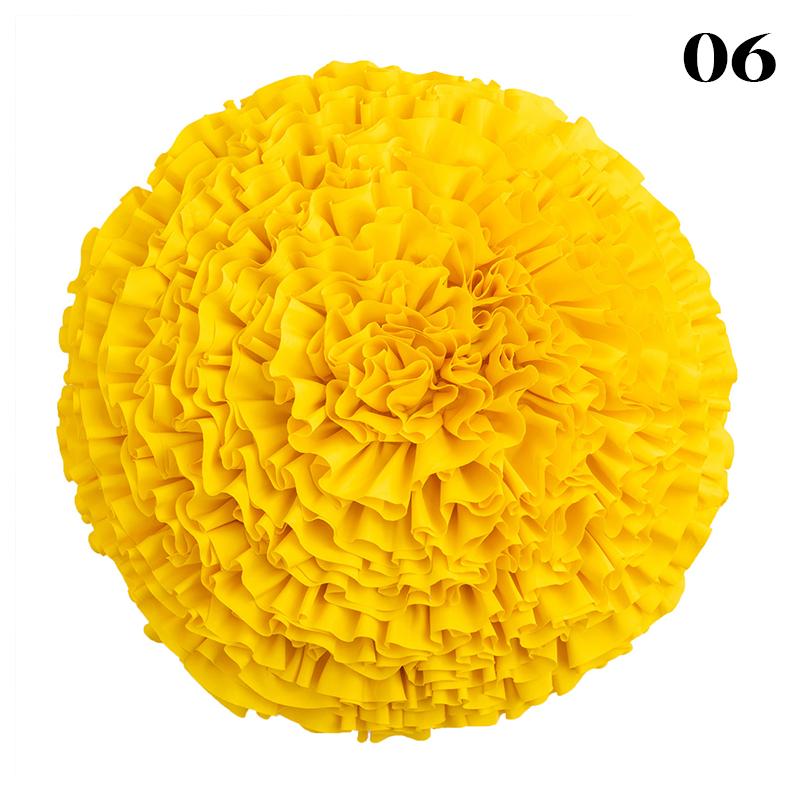 Luxury 3D Flower Pillowcase Handmade Pleated Flower Pillow Case Ins Sofa Cushion Cover Living Room Sofa Decor Throw Pillow Cover